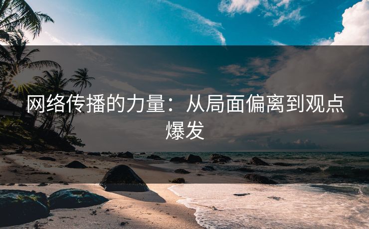 网络传播的力量：从局面偏离到观点爆发